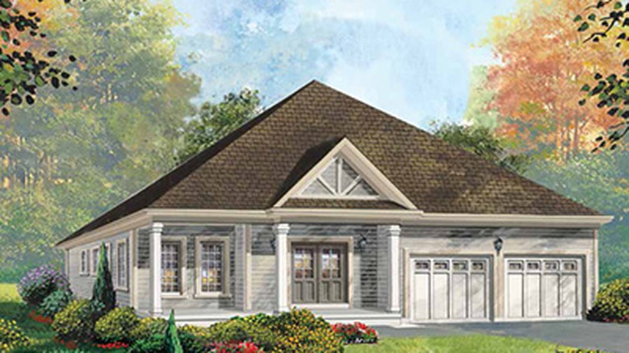 The The Bessborough new home model plan at the Nottawasaga Station by MacPherson Builders in Stayner