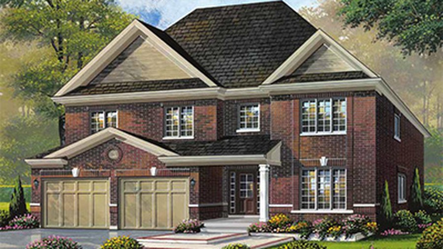 The The Montebello new home model plan at the Nottawasaga Station by MacPherson Builders in Stayner