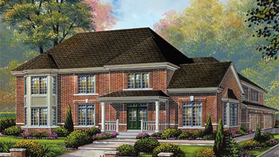 The The Empress new home model plan at the Nottawasaga Station by MacPherson Builders in Stayner