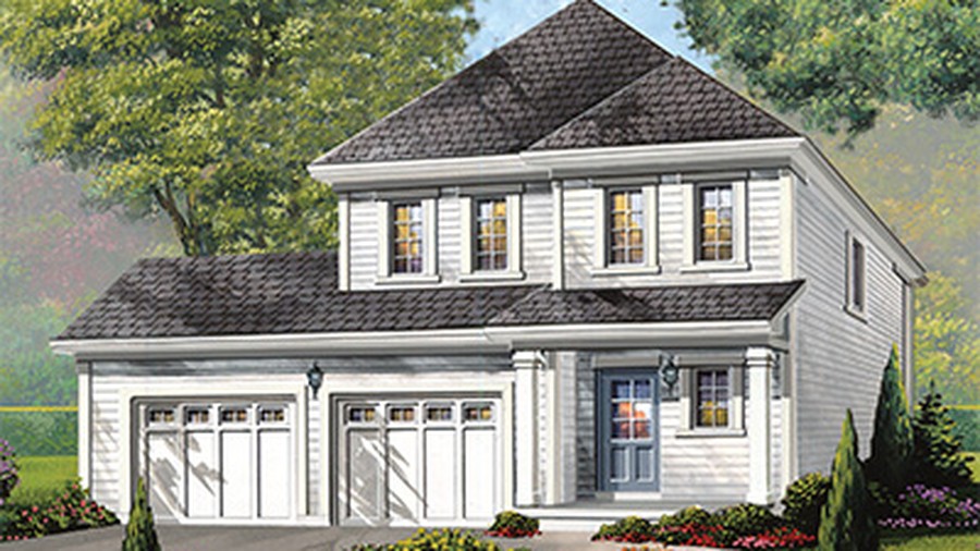 The The Fraser new home model plan at the Nottawasaga Station by MacPherson Builders in Stayner