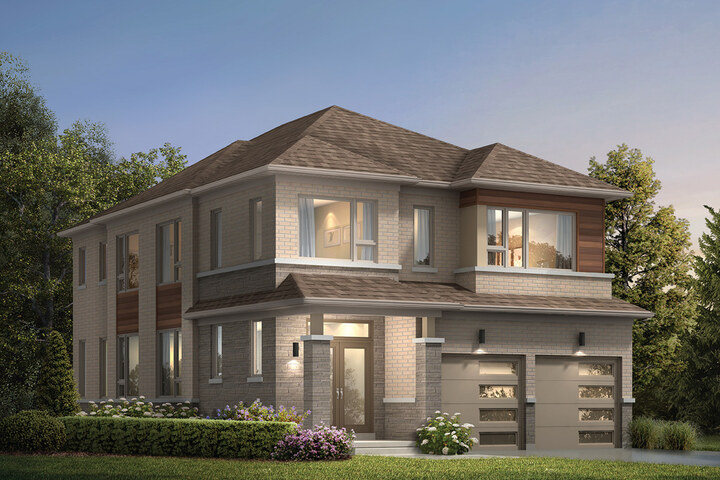 The Willow new home model plan at the Simcoe Landing (MH) by Marycroft Homes in Keswick