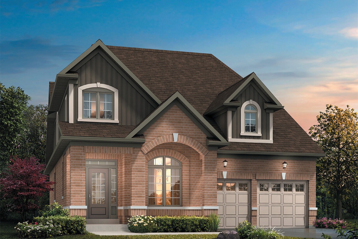 Delaney floor plan at Simcoe Landing (MH) by Marycroft Homes in Keswick, Ontario