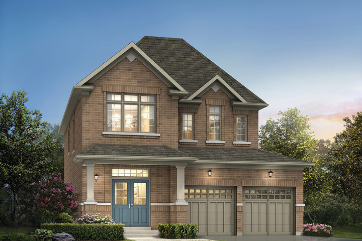 The Waverley new home model plan at the Simcoe Landing (MH) by Marycroft Homes in Keswick