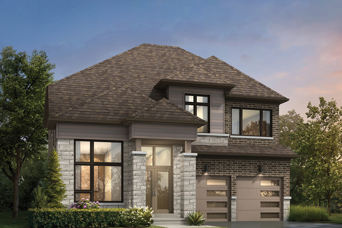 Carrington floor plan at Simcoe Landing (MH) by Marycroft Homes in Keswick, Ontario