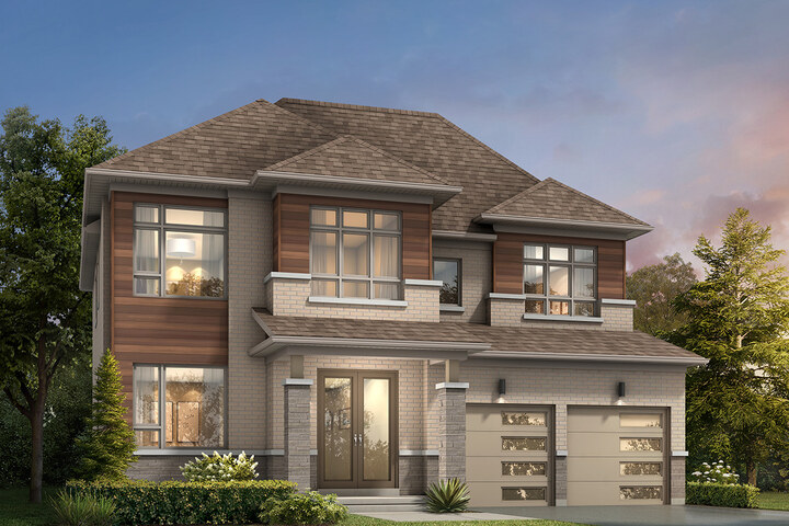The Simcoe new home model plan at the Simcoe Landing (MH) by Marycroft Homes in Keswick