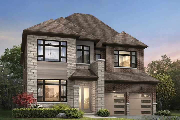 The Monterey new home model plan at the Simcoe Landing (MH) by Marycroft Homes in Keswick