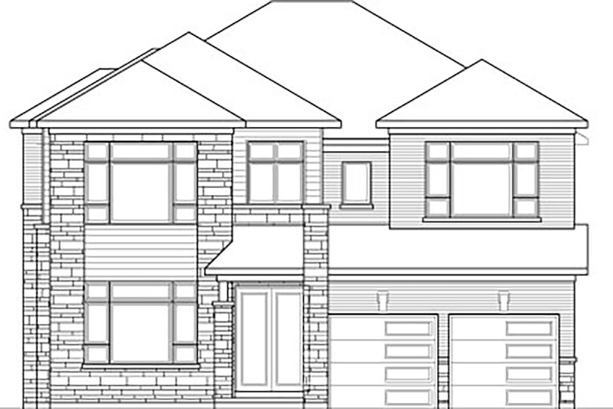 Monterey III floor plan at Simcoe Landing (MH) by Marycroft Homes in Keswick, Ontario