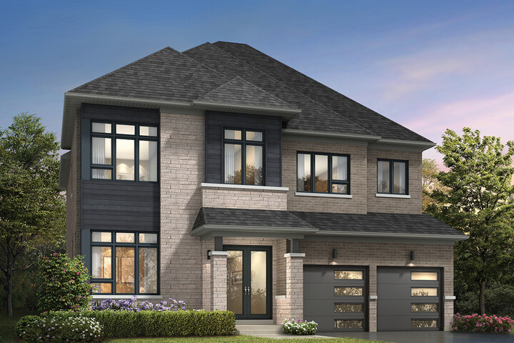 The Balsam new home model plan at the Simcoe Landing (MH) by Marycroft Homes in Keswick
