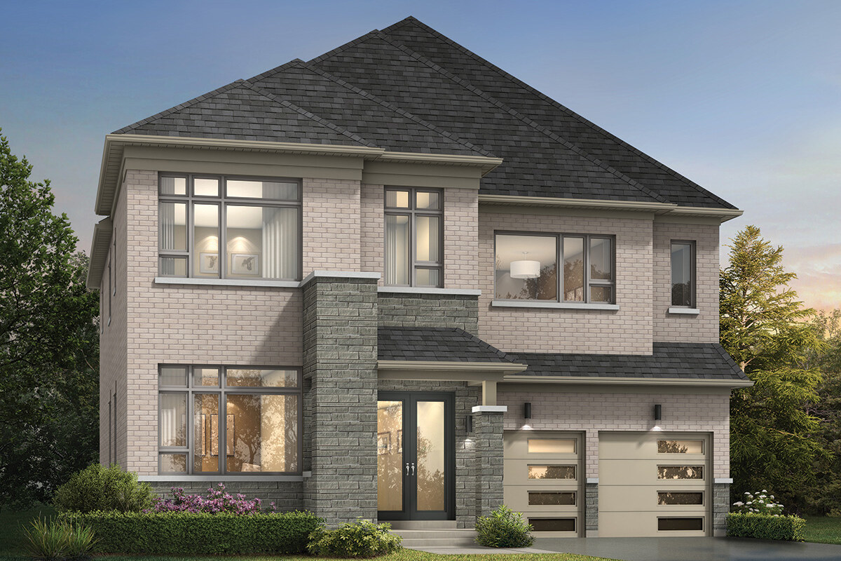 Newport floor plan at Simcoe Landing (MH) by Marycroft Homes in Keswick, Ontario