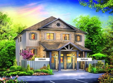 The Ashburn new home model plan at the Andover Trails by Eastforest Homes in London