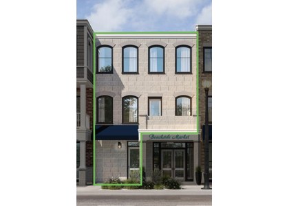 The Unit 10 new home model plan at the South Coast Square by Marz Homes in Crystal Beach