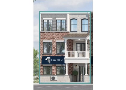 The Units 1 & 2 new home model plan at the South Coast Square by Marz Homes in Crystal Beach