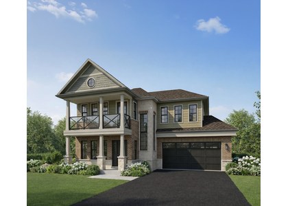 The Coastline IV new home model plan at the Watershore by Marz Homes in Stoney Creek