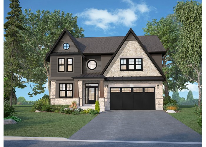 Laurel floor plan at Watershore by Marz Homes in Stoney Creek, Ontario