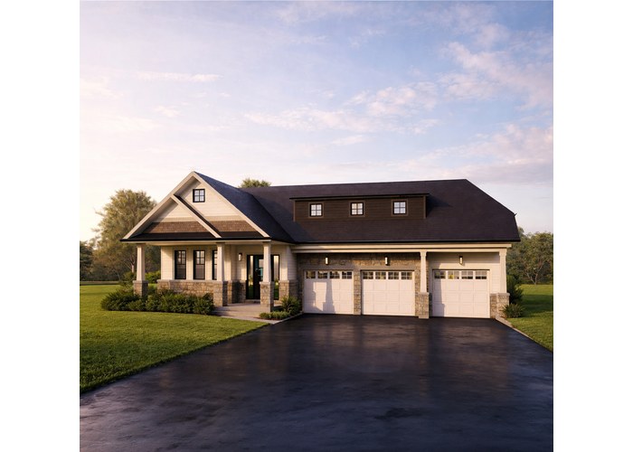 Rebstock Bungalow/Bungaloft floor plan at Beach Walk by Marz Homes in Crystal Beach, Ontario