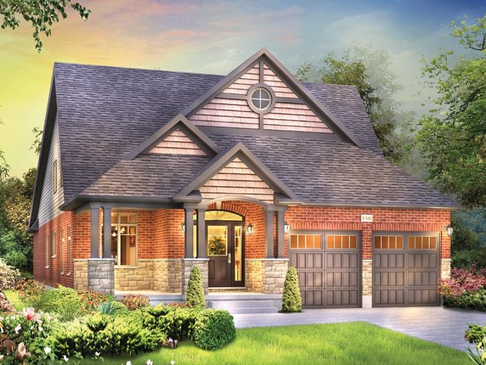 Elliott floor plan at Eby Estates by Eastforest Homes in Kitchener, Ontario