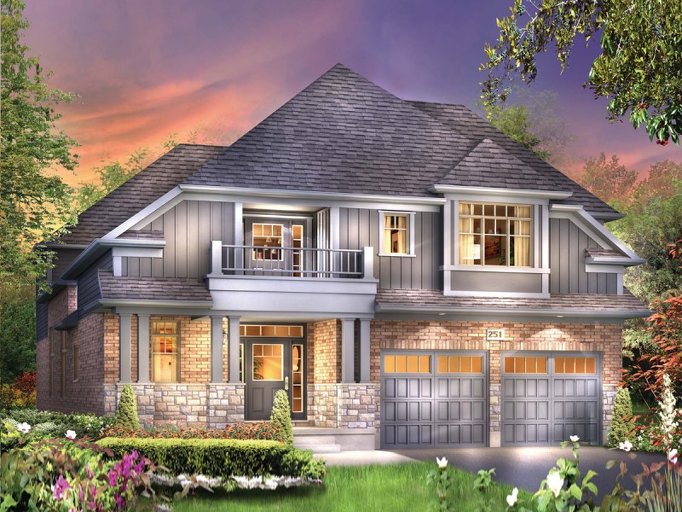 Vinson floor plan at Eby Estates by Eastforest Homes in Kitchener, Ontario