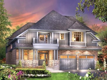 The Vinson new home model plan at the Eby Estates by Eastforest Homes in Kitchener