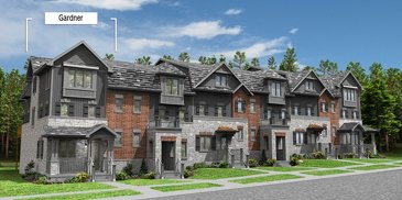 The Gardner - End new home model plan at the Eby Estates by Eastforest Homes in Kitchener