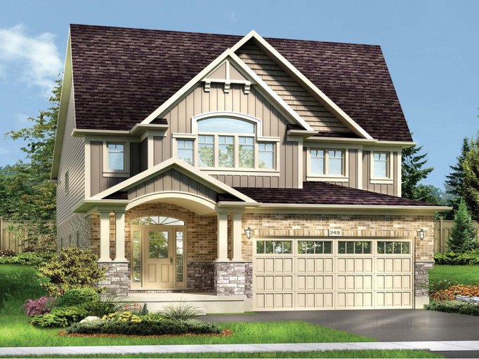 Jasmine floor plan at Grandville by Eastforest Homes in Paris, Ontario