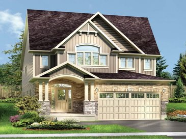 The Jasmine new home model plan at the Grandville by Eastforest Homes in Paris