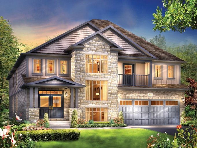 Hampton floor plan at Grandville by Eastforest Homes in Paris, Ontario