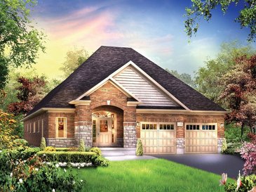 The Augusta new home model plan at the Eby Estates by Eastforest Homes in Kitchener