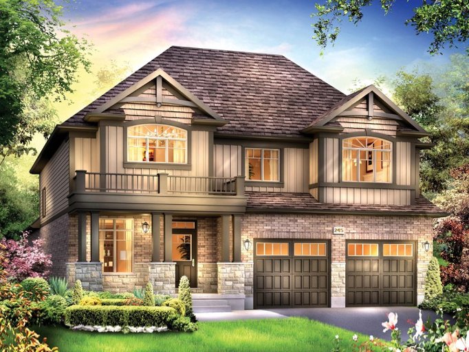 Mckinley floor plan at Eby Estates by Eastforest Homes in Kitchener, Ontario