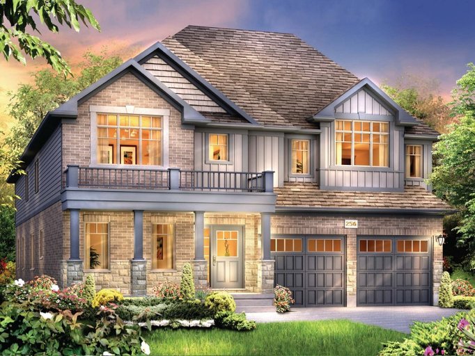 Elbrus floor plan at Eby Estates by Eastforest Homes in Kitchener, Ontario