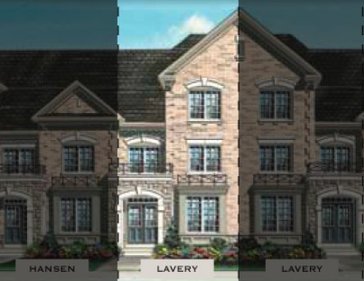 The Lavery new home model plan at the Impressions in Kleinburg by Fieldgate Homes in Woodbridge