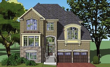 The Amarone new home model plan at the Vintages by Highmark in Whitby