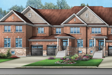 The Addison 1 new home model plan at the Mayfield Village by Greenpark in Brampton