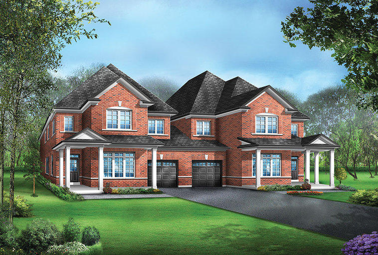 Milano 4A floor plan at Mayfield Village by Greenpark in Brampton, Ontario