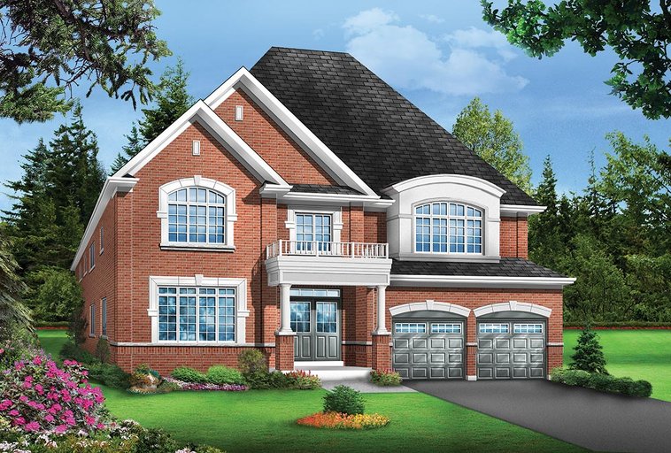 Pinehurst 5 floor plan at Valleylands of the Credit River (GP) by Greenpark in Brampton, Ontario