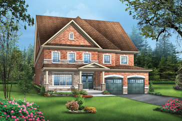 The Colton1 new home model plan at the Vales of the Humber by Greenpark in Brampton