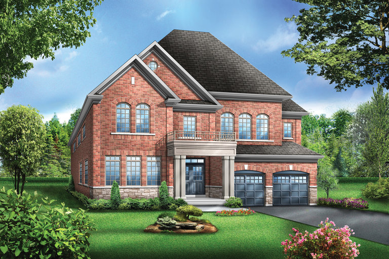 Colton 6 floor plan at Vales of the Humber by Greenpark in Brampton, Ontario