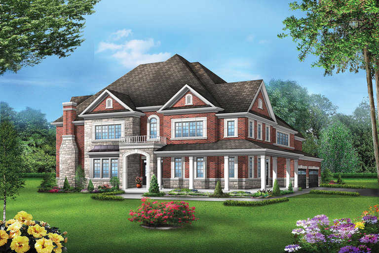 Colton 15 floor plan at Vales of the Humber by Greenpark in Brampton, Ontario