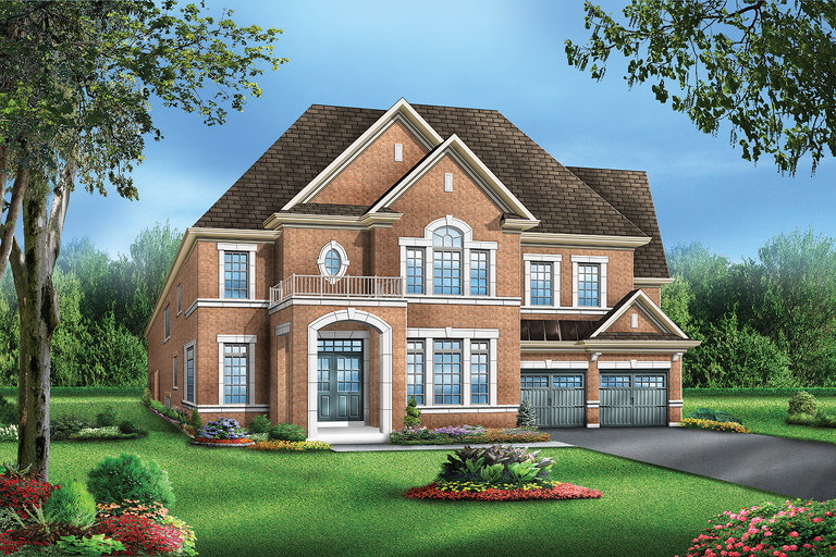 Denton 5 floor plan at Vales of the Humber by Greenpark in Brampton, Ontario