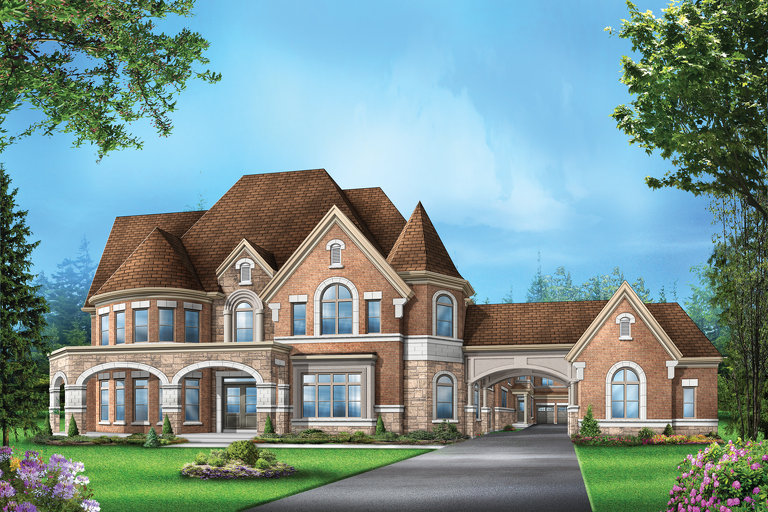 Hazelton 3 floor plan at Vales of the Humber by Greenpark in Brampton, Ontario