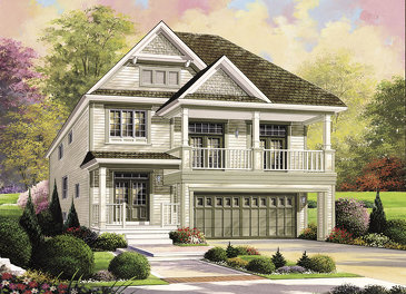 The Hudson new home model plan at the Summerlea by Empire Communities in Binbrook