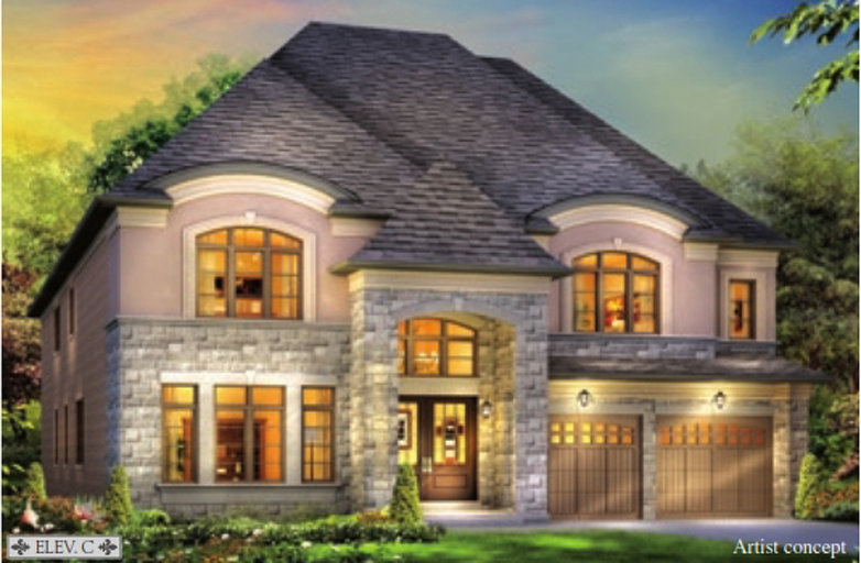 Birmingham floor plan at Estates of West River Valley by Royal Pine Homes in Brampton, Ontario