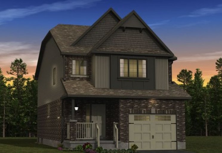 Poplar floor plan at Morning Crest by Granite Homes in Guelph, Ontario