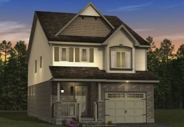 The Chestnut new home model plan at the Morning Crest by Granite Homes in Guelph