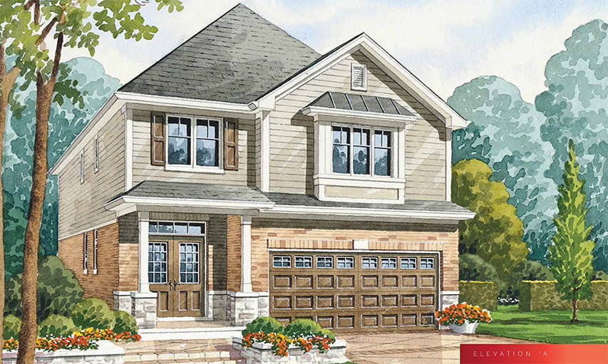 Tango A floor plan at The Fairgrounds by Branthaven Homes in Binbrook, Ontario