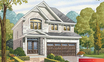 The Glitz B new home model plan at the The Fairgrounds by Branthaven Homes in Binbrook