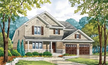 The Wild Iris new home model plan at the Nestings by Branthaven Homes in Kitchener