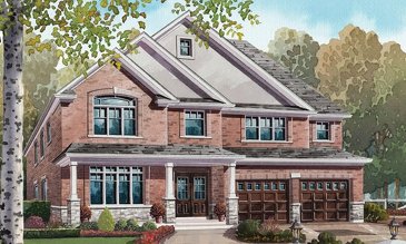 The Fieldstone new home model plan at the Nestings by Branthaven Homes in Kitchener