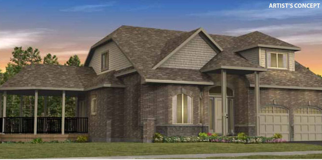 Valencia E floor plan at Legacy Pines by Ashton Ridge Homes in Caledon, Ontario
