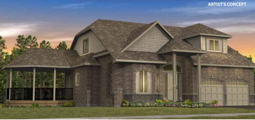 The Valencia E new home model plan at the Legacy Pines by Ashton Ridge Homes in Caledon