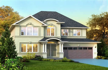 The Doyle new home model plan at the Penny Lane Estates by Landmart in Stoney Creek